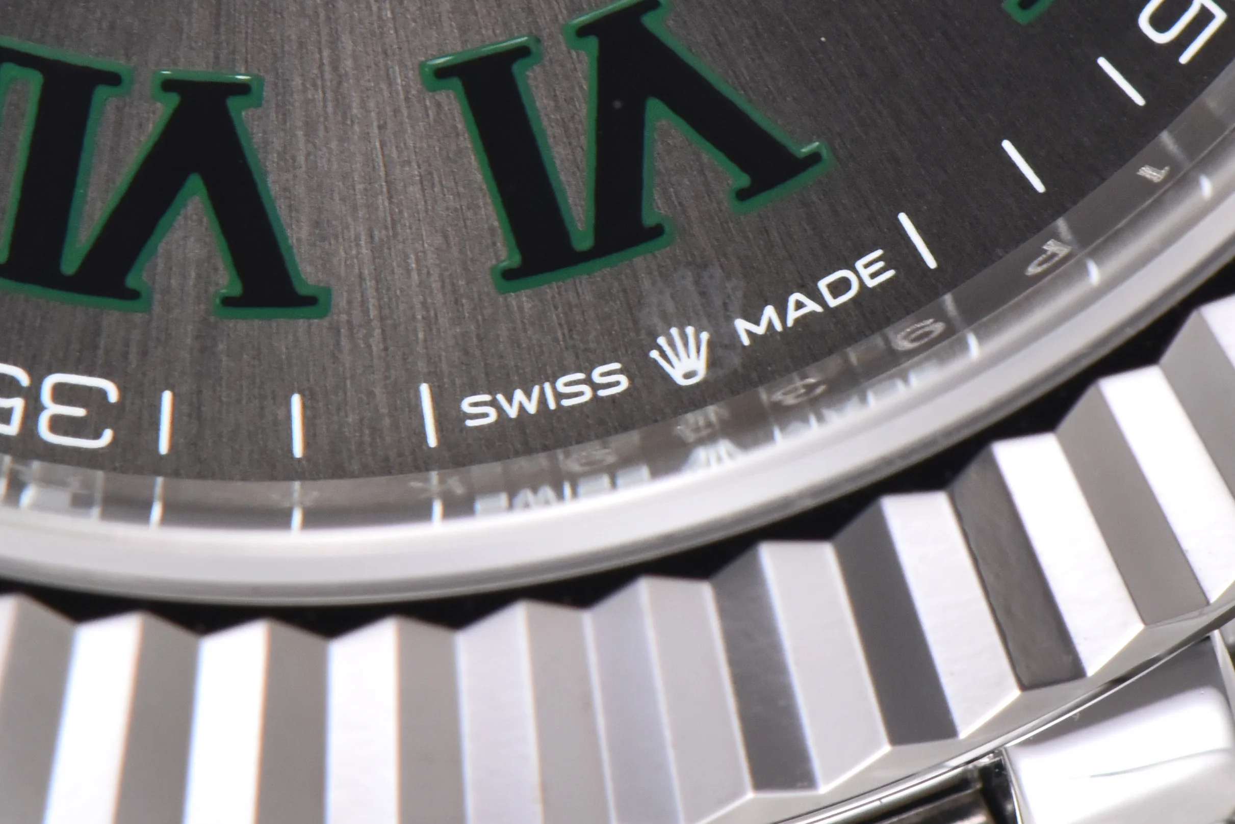 Datejust 41 126334 Slate Dial Stick Markers on Jubilee Bracelet