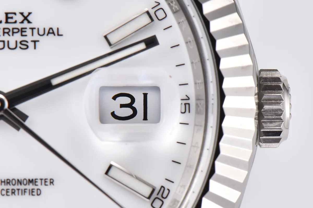 Datejust 41 126334 White Dial Stick Markers on Jubilee Bracelet