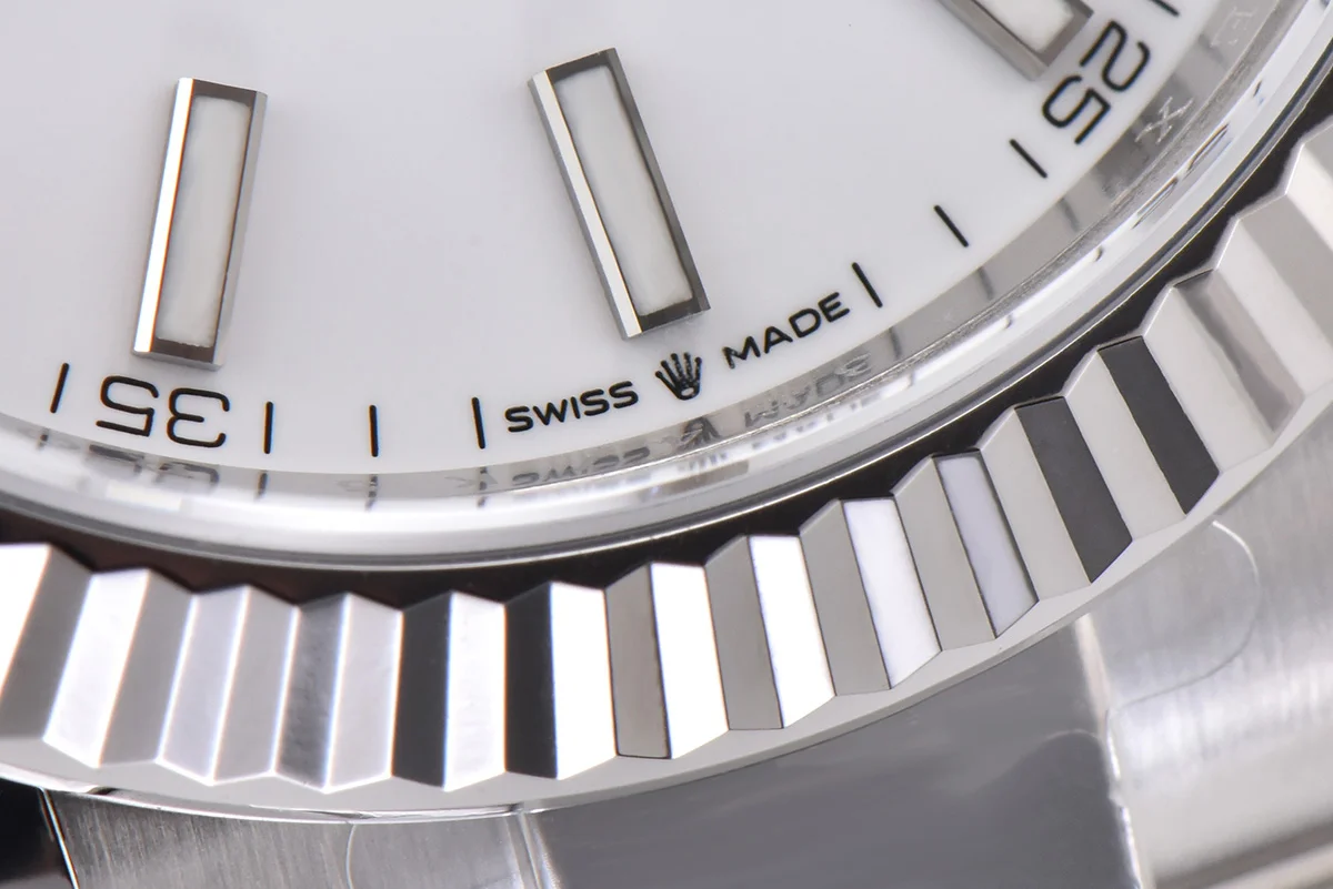 Datejust 41 126334 White Dial Stick Markers on Oyster Bracelet
