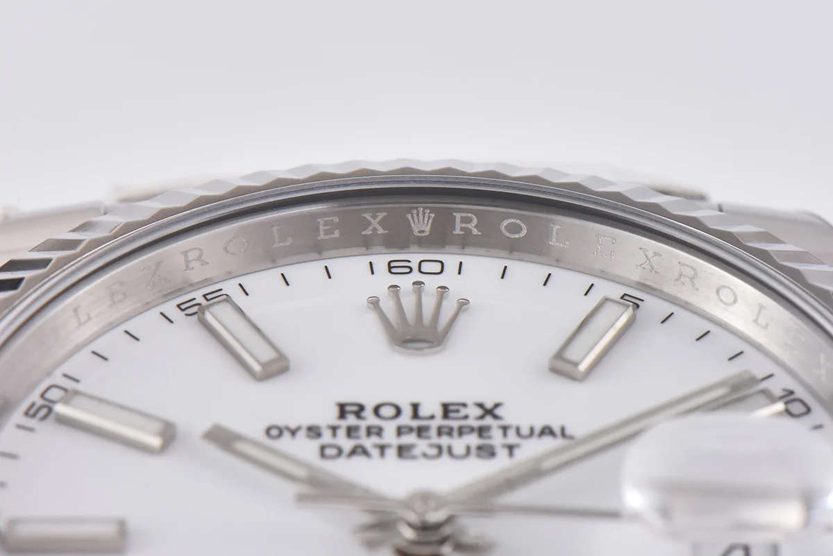 Datejust 41 126334 White Dial Stick Markers on Oyster Bracelet