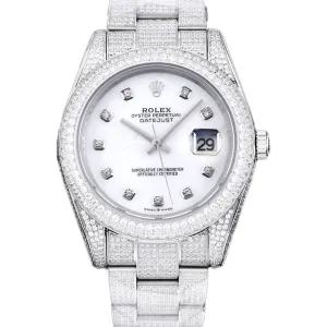 Datejust 41 with Diamond Markers in Steel
