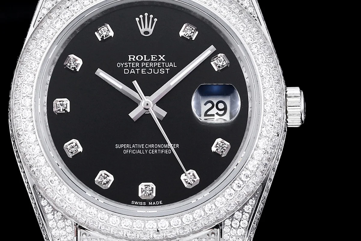 Datejust 41 with Diamond Markers in Steel