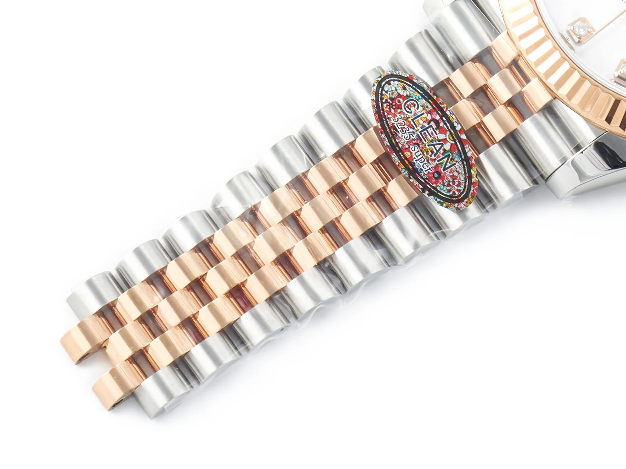 DateJust 41mm 126331 904L SS/RG Clean 1:1 Best Edition Brown Dial on Jubilee Bracelet VR3235
