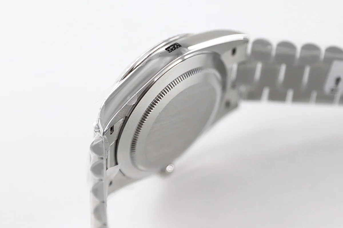 Day-Date 40 228206 Blue Dial in Platinum with Arabic Markers
