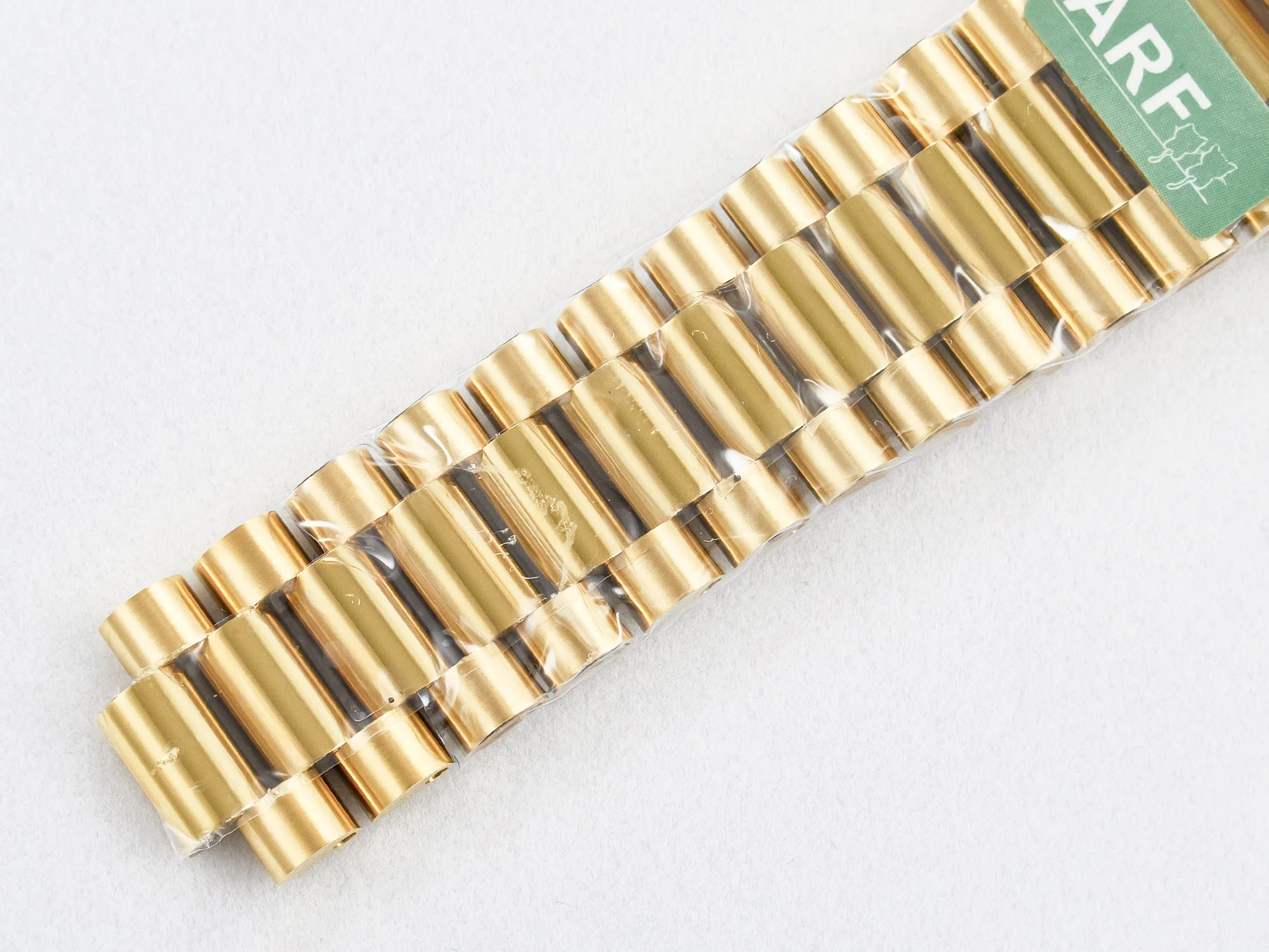 Day Date 40 228238 ARF 904L Steel Gold Stick Dial on President Bracelet VR3255