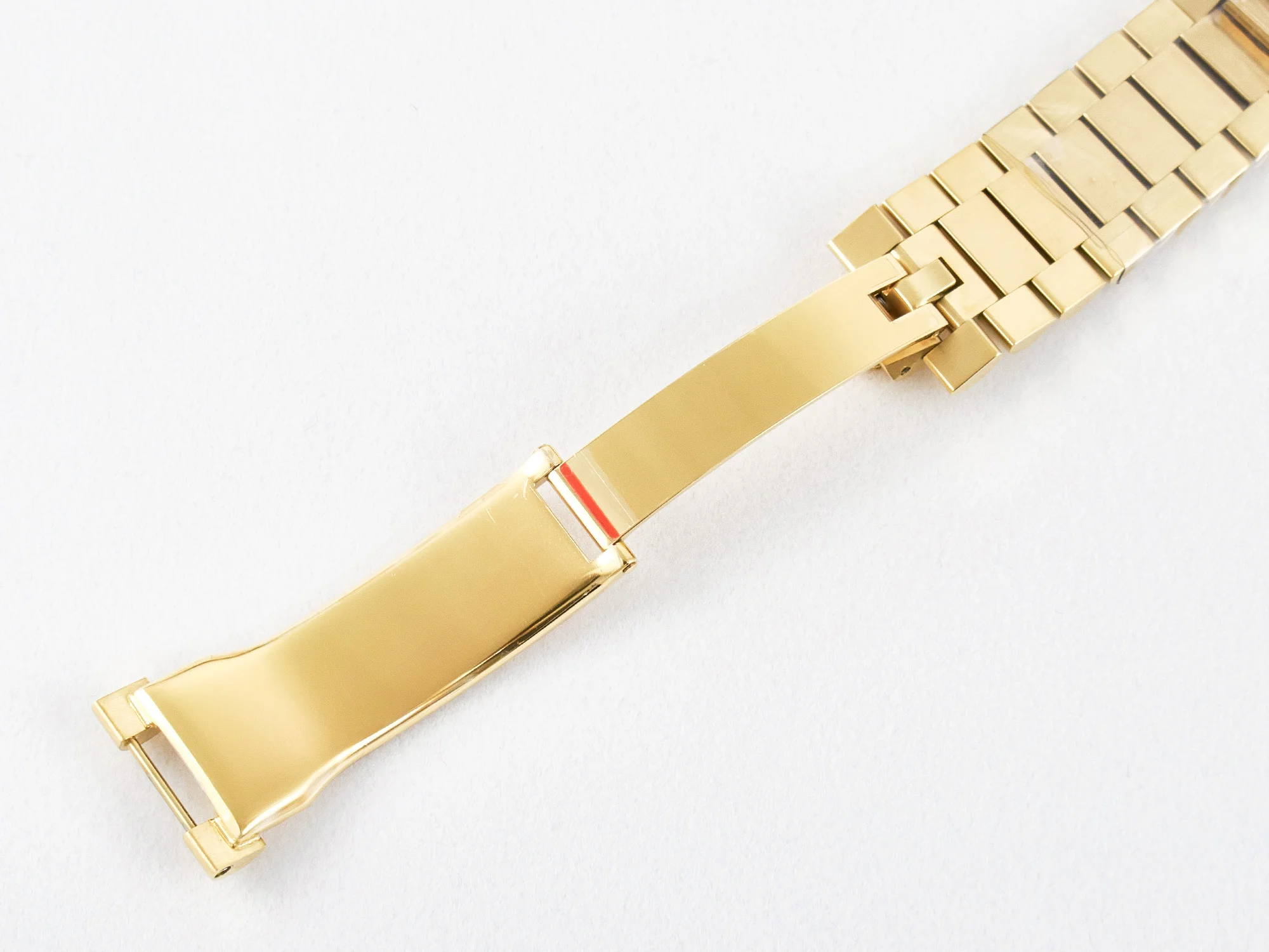 Day Date 40 228238 ARF 904L Steel Gold Stick Dial on President Bracelet VR3255