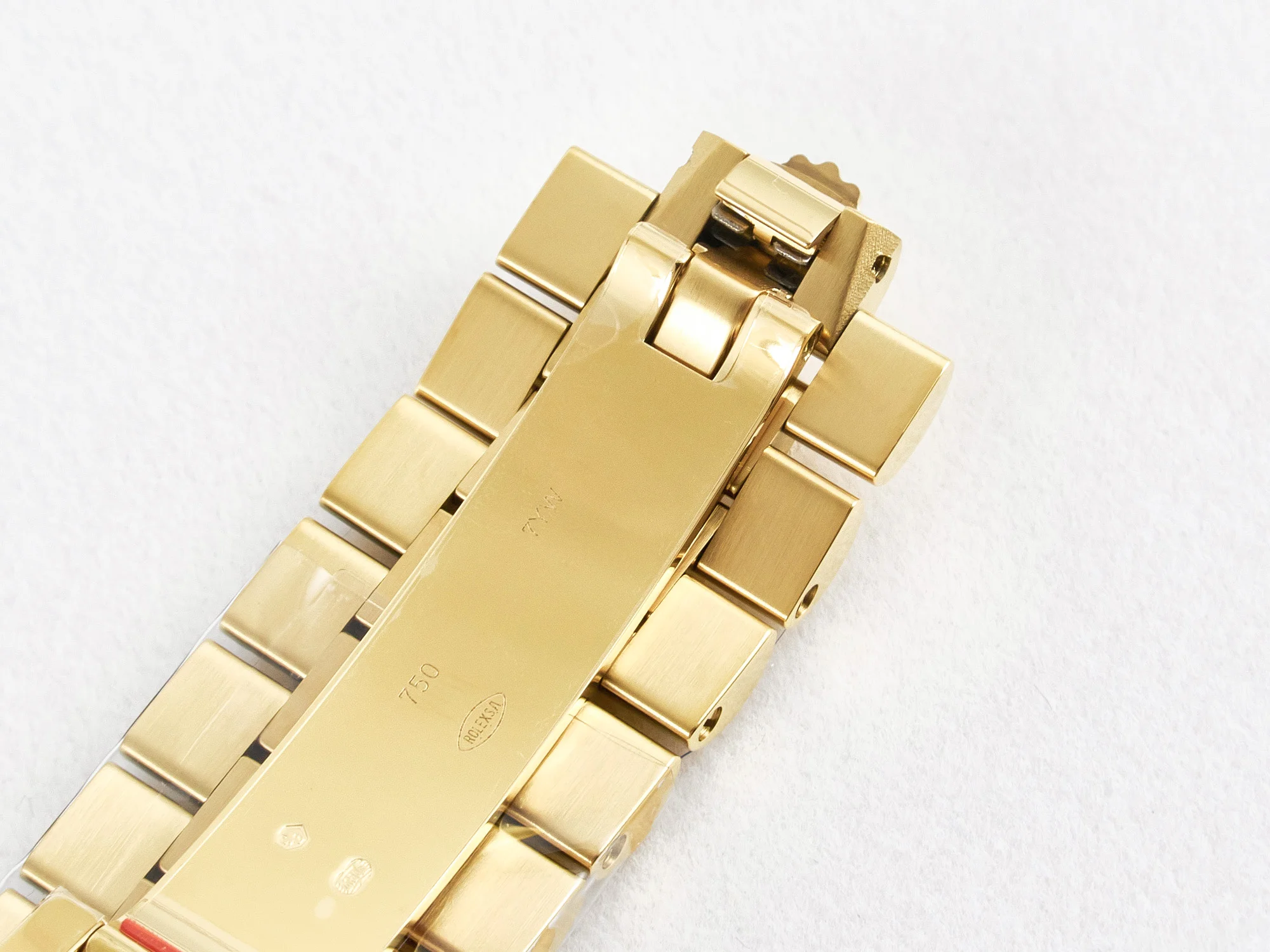 Day Date 40 228238 ARF 904L Steel Gold Stick Dial on President Bracelet VR3255