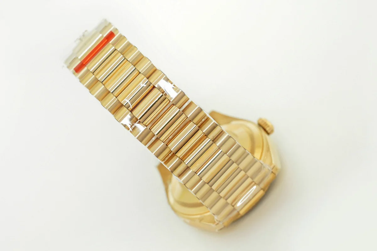 Daydate 36 128238 MOP Dial in Yellow Gold
