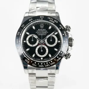 Daytona 116500 VSF 1:1 Best Edition 904L Steel Black Dial on SS Bracelet DD4130
