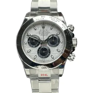 Daytona 116509 Meteorite/Black Dial in White Gold