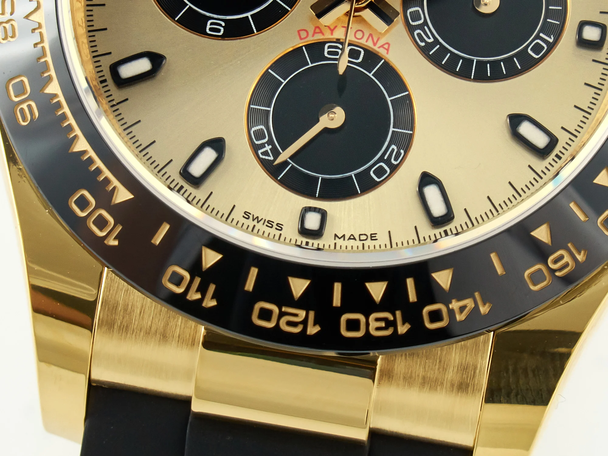 Daytona 116518 APS 1:1 Best Edition 904L SS Case YG Dial on Oysterflex Strap SH4130 (Gain Weight)