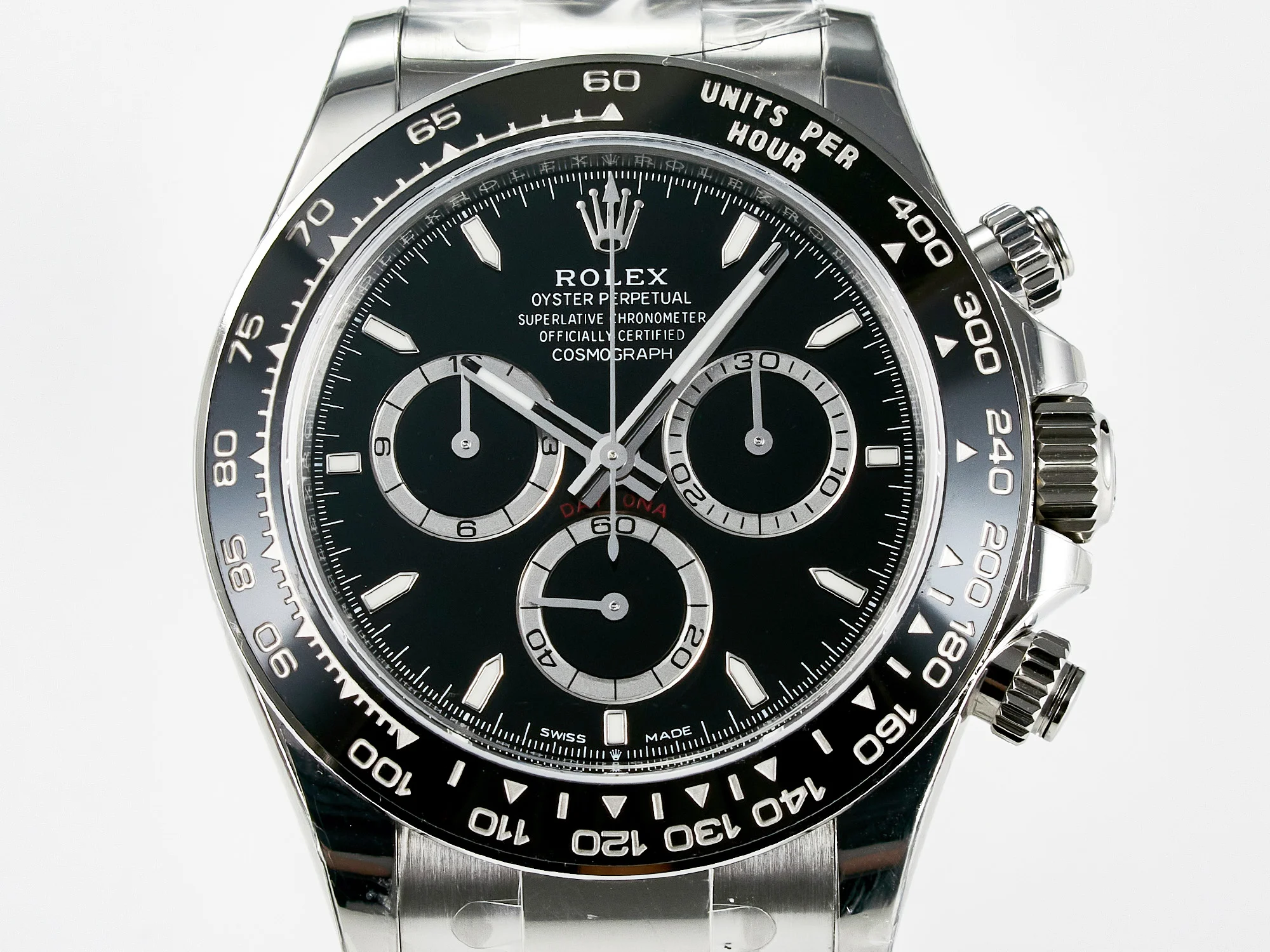 Daytona 126500 VSF 1:1 Best Edition 904L Steel Black Dial on SS Bracelet DD4131