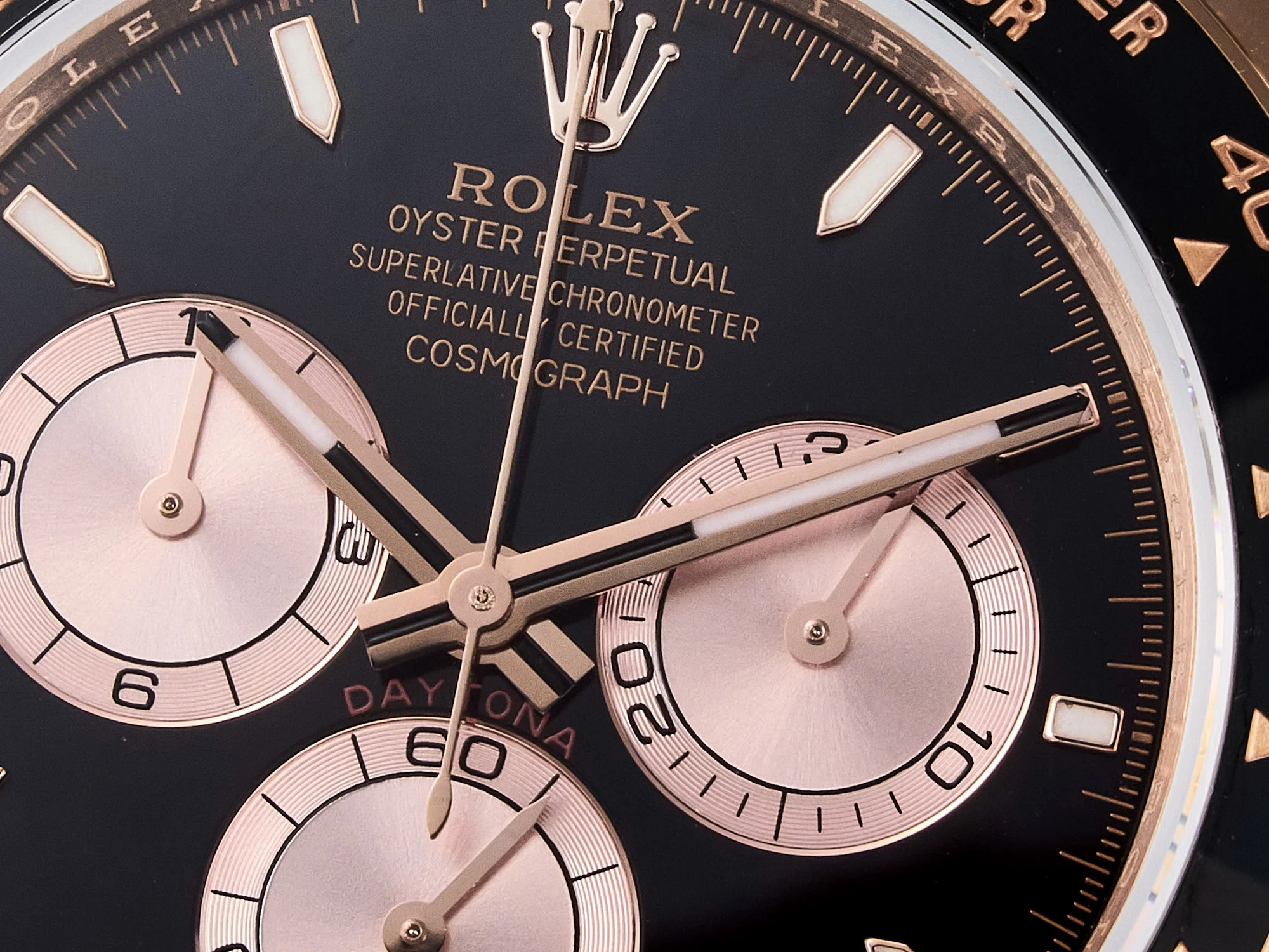 Daytona 126515 QF 1:1 Best Edition Black/RG Dial on Oysterflex Strap SH4131 V6 (Gain Weight)