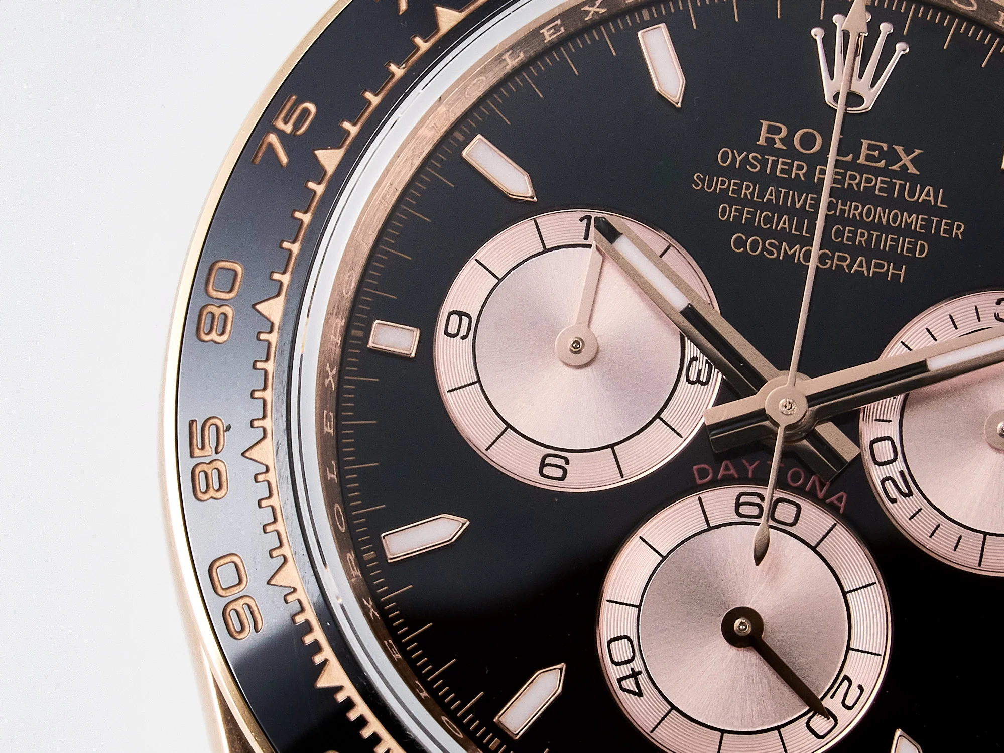 Daytona 126515 QF 1:1 Best Edition Black/RG Dial on Oysterflex Strap SH4131 V6 (Gain Weight)