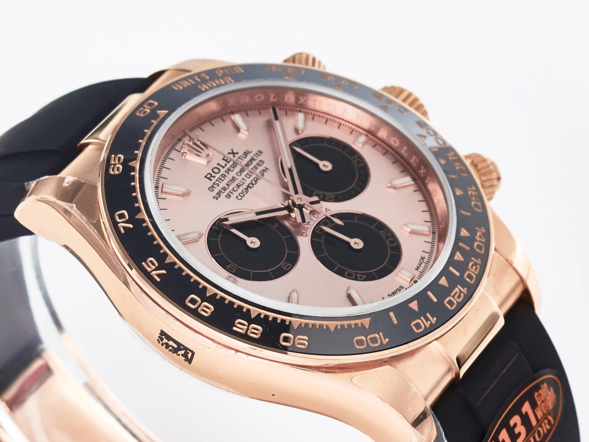 Daytona 126515 QF 1:1 Best Edition RG/Black Dial on Oysterflex Strap SH4131 V6(Gain Weight)