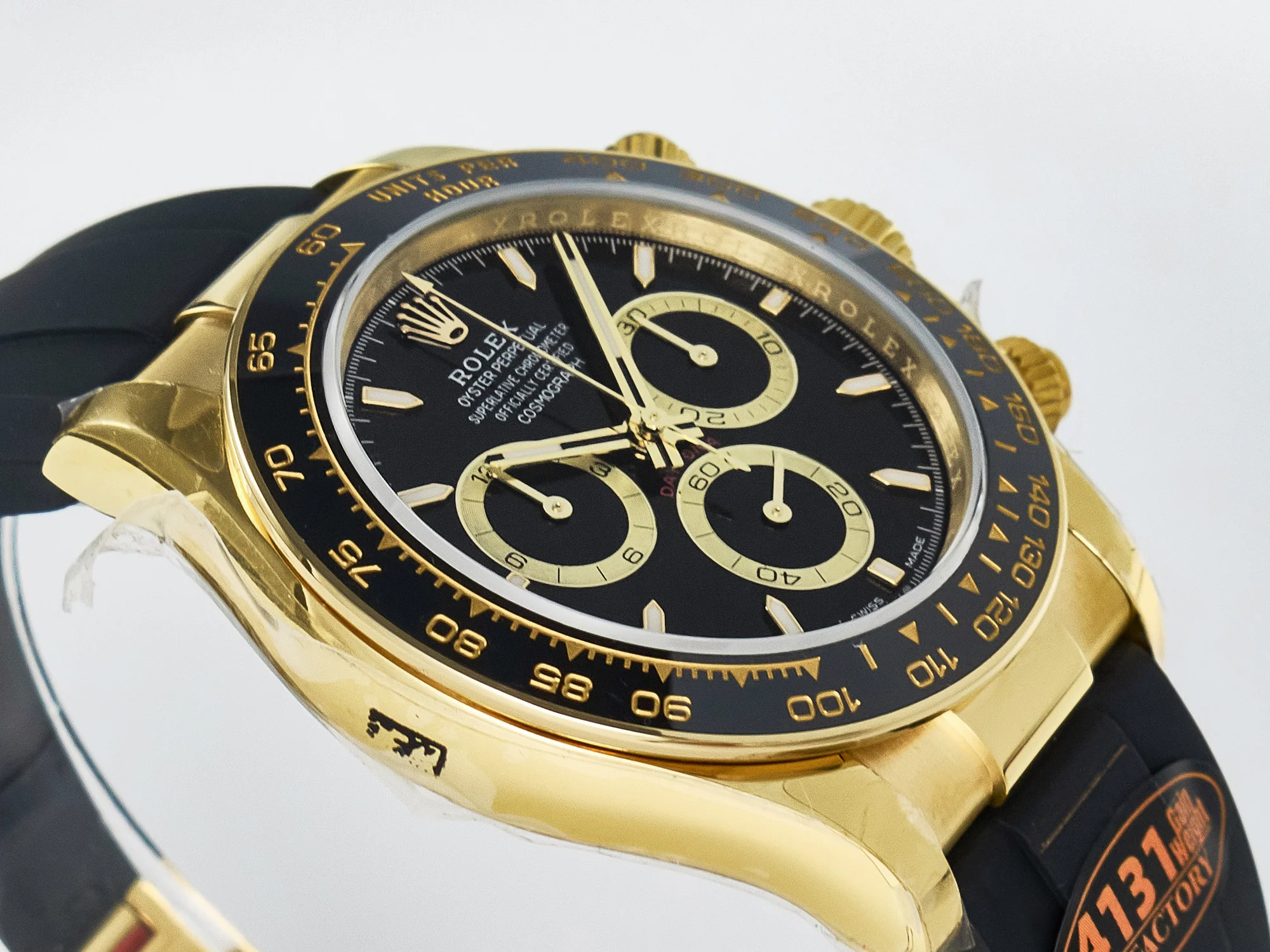 Daytona 126518 QF 1:1 Best Edition Black Dial on Oysterflex Strap SH4131 V6(Gain Weight)