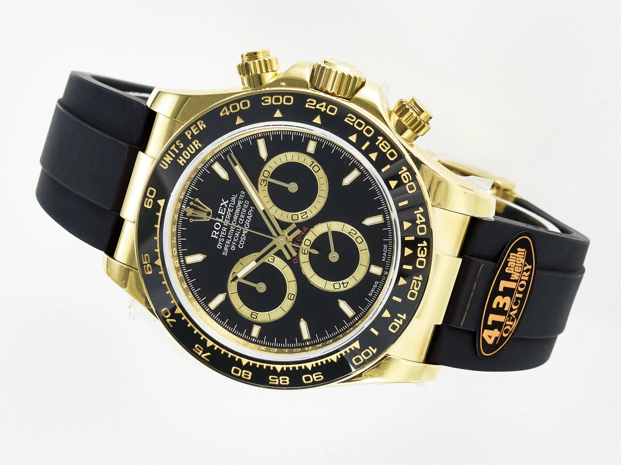 Daytona 126518 QF 1:1 Best Edition Black Dial on Oysterflex Strap SH4131 V6(Gain Weight)