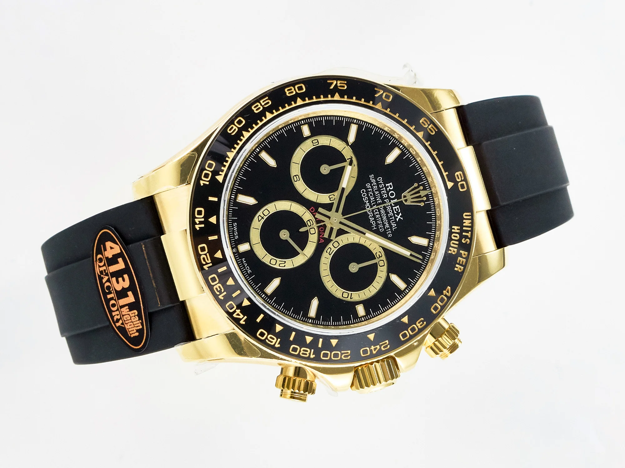 Daytona 126518 QF 1:1 Best Edition Black Dial on Oysterflex Strap SH4131 V6(Gain Weight)