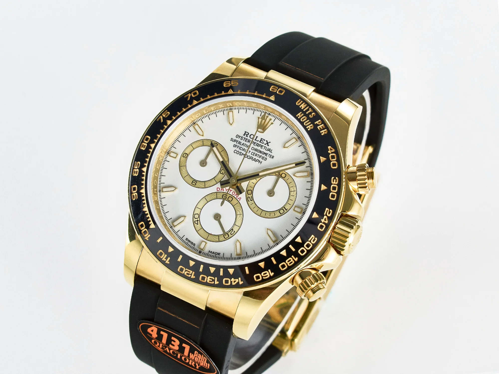 Daytona 126518 QF 1:1 Best Edition White Dial on Oysterflex Strap SH4131 V6(Gain Weight)