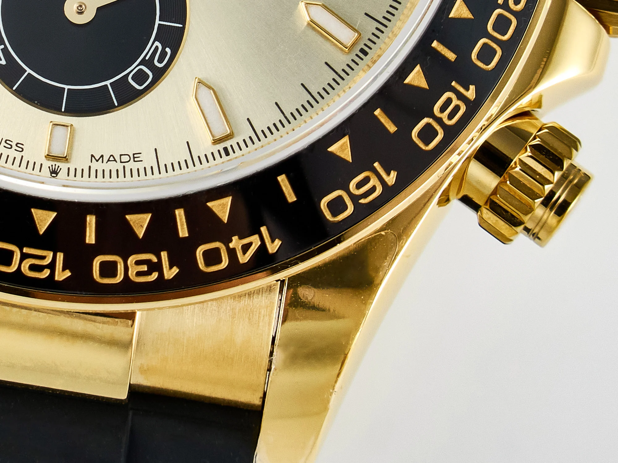 Daytona 126518 QF 1:1 Best Edition YG/Black Dial on Oysterflex Strap SH4131 V6(Gain Weight)