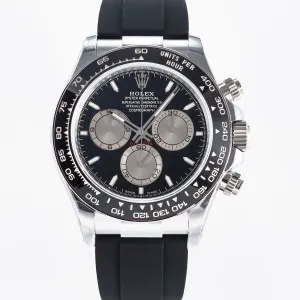 Daytona 126519 QF 1:1 Best Edition Black/Silver Dial on Oysterflex Strap SH4131 V6（Gain Weight）