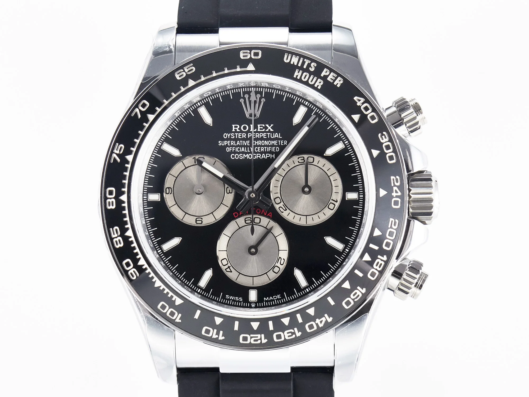 Daytona 126519 QF 1:1 Best Edition Black/Silver Dial on Oysterflex Strap SH4131 V6(Gain Weight)