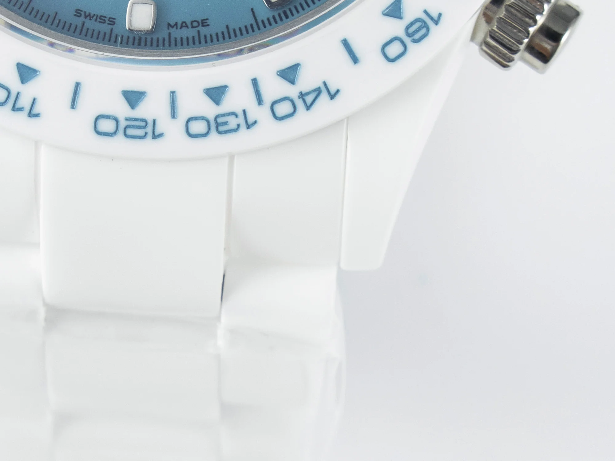 Daytona AET White Ceramic Case and Bracelet Tiffany Blue Dial N6F Best Edition SA4130