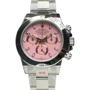 Daytona Pink Dial in White Gold