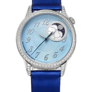 Egerie Moonphase Muse Blue Dial in Steel