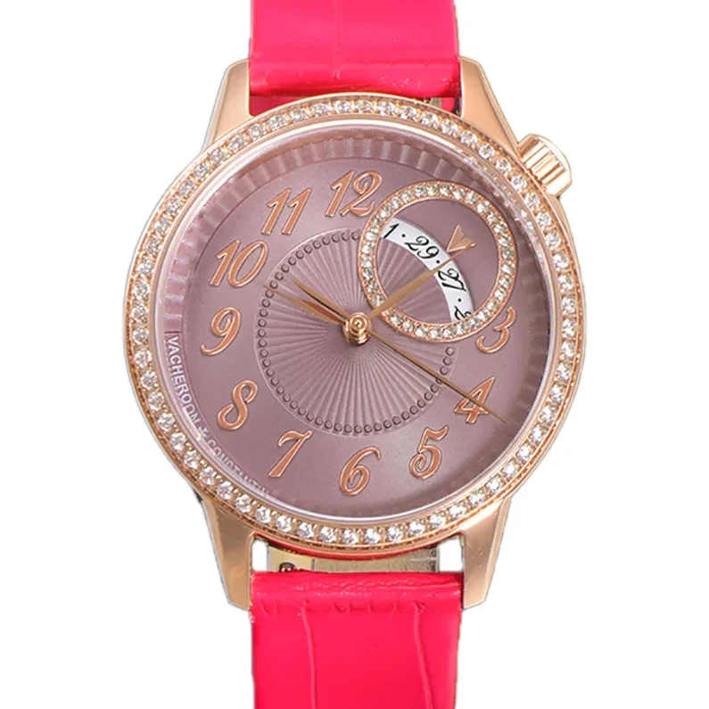Egerie Muse Brown Dial in Pink Gold