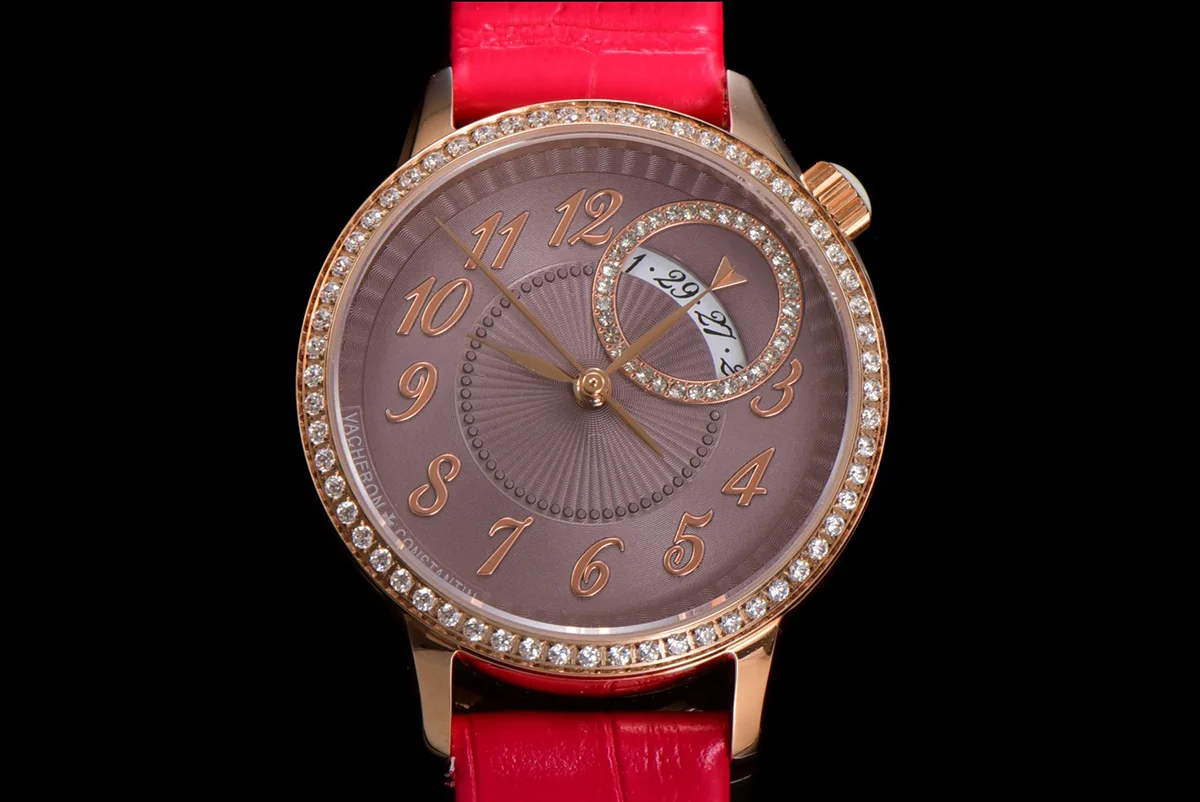 Egerie Muse Brown Dial in Pink Gold