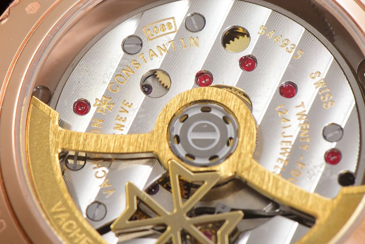 Egerie Muse White Dial in Pink Gold on Pink Leather