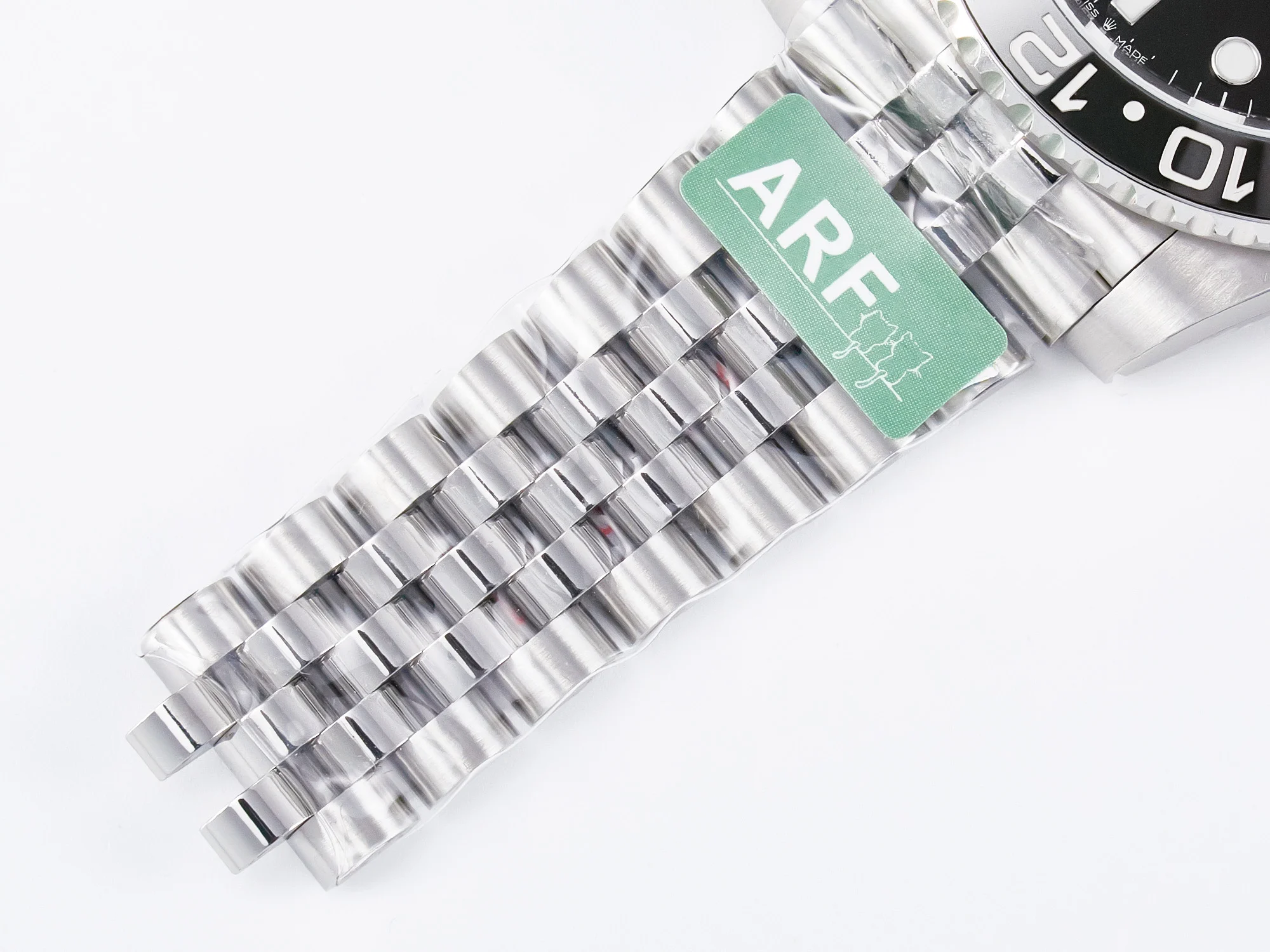 GMT-Master II 126710 GRNR Black/Gray Ceramic 904L Steel ARF 1:1 Best Edition on Jubilee Strap SH3285