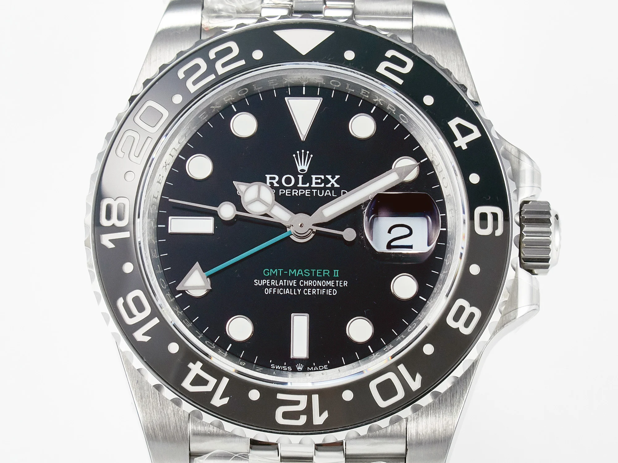 GMT-Master II 126710 GRNR Black/Grey Ceramic QF 1:1 Best Edition on Jubilee Bracelet VR3285 CHS