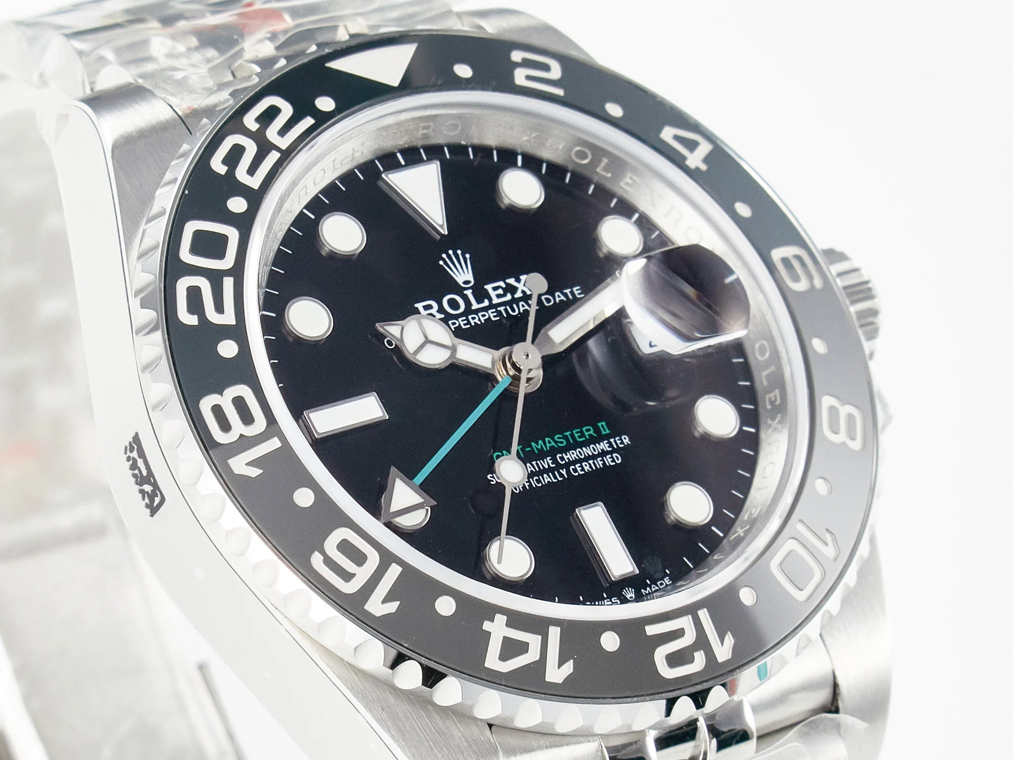 GMT-Master II 126710 GRNR Black/Grey Ceramic QF 1:1 Best Edition on Jubilee Bracelet VR3285 CHS
