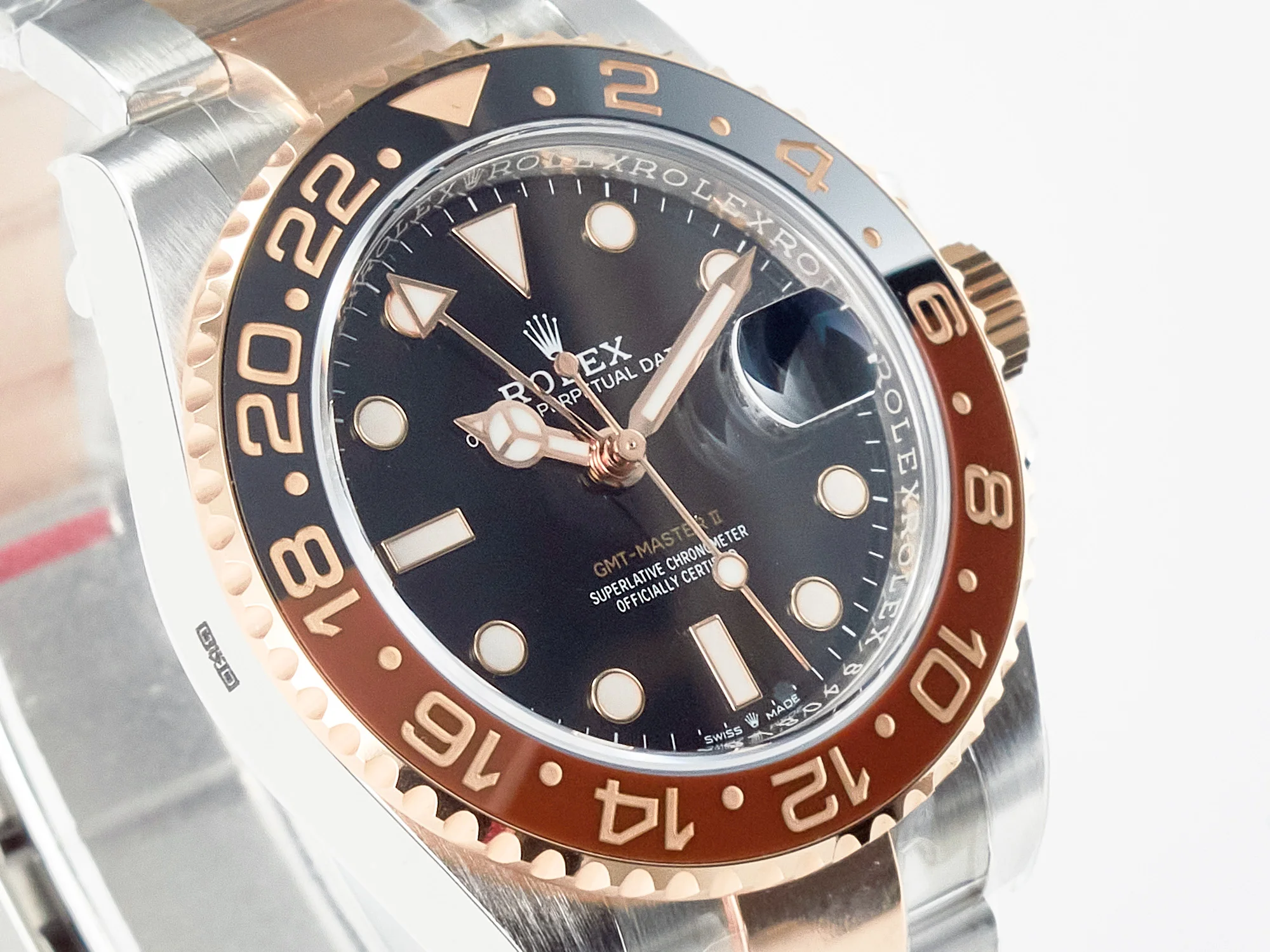 GMT-Master II 126711 CHNR ARF 1:1 Best Edition on Black Dial SS/RG Bracelet Super Clone VR3285 CHS (Gain Weight)