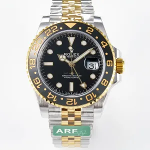 GMT-Master II 126713 GRNR ARF 1:1 Best Edition on Black Dial SS/YG Bracelet Super Clone VR3285 CHS (Gain Weight)