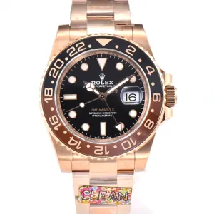 GMT Master II 126715CHNR “Rootbeer” in Everose Gold