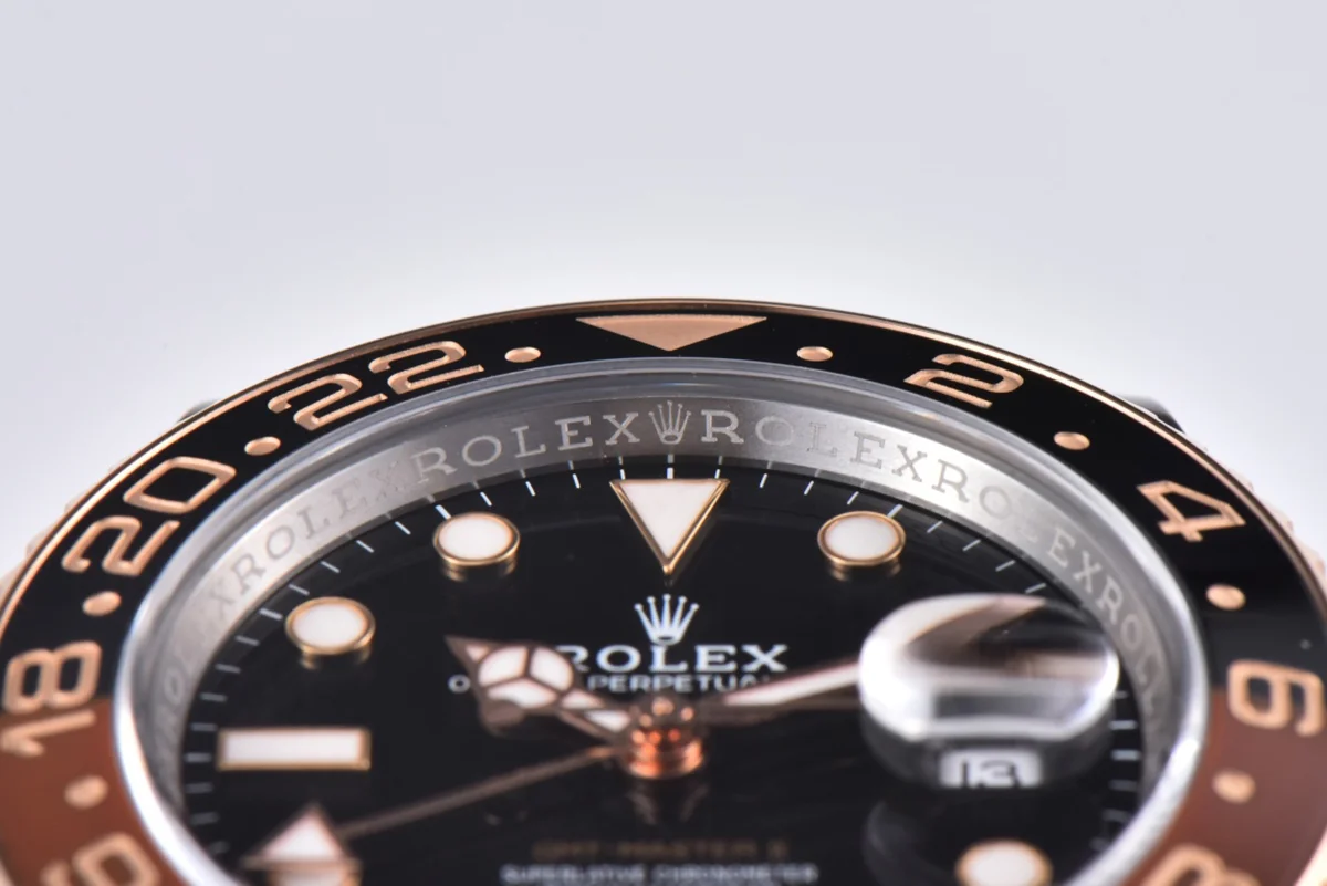 GMT Master II 126715CHNR “Rootbeer” in Everose Gold and Steel