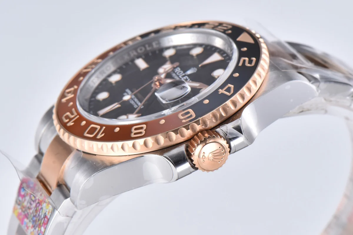GMT Master II 126715CHNR “Rootbeer” in Everose Gold and Steel