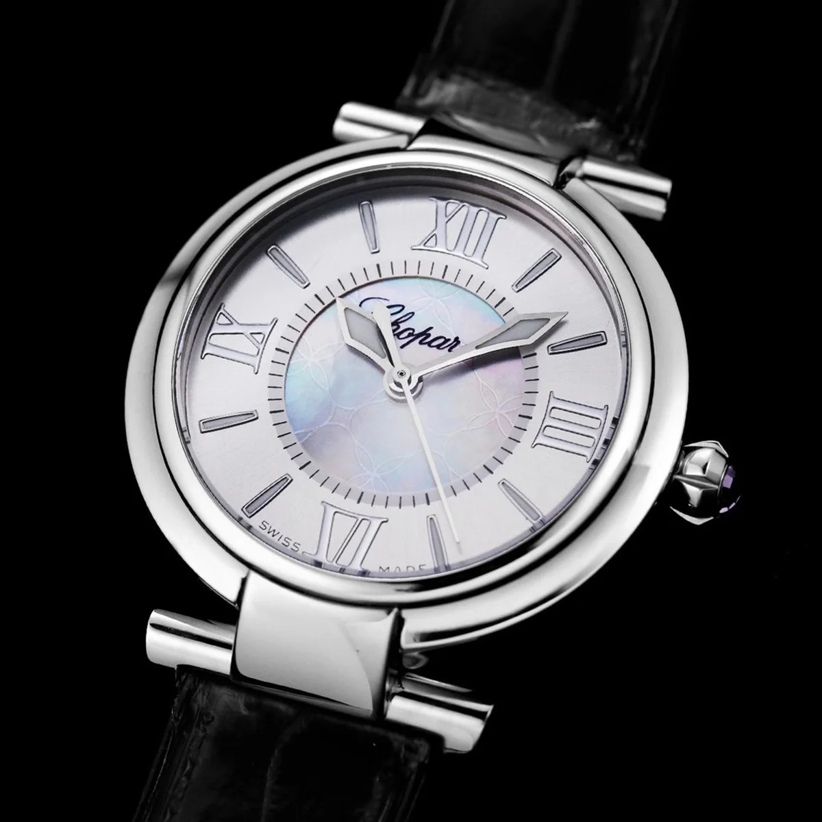 Imperiale White MOP Dial in Steel 29mm