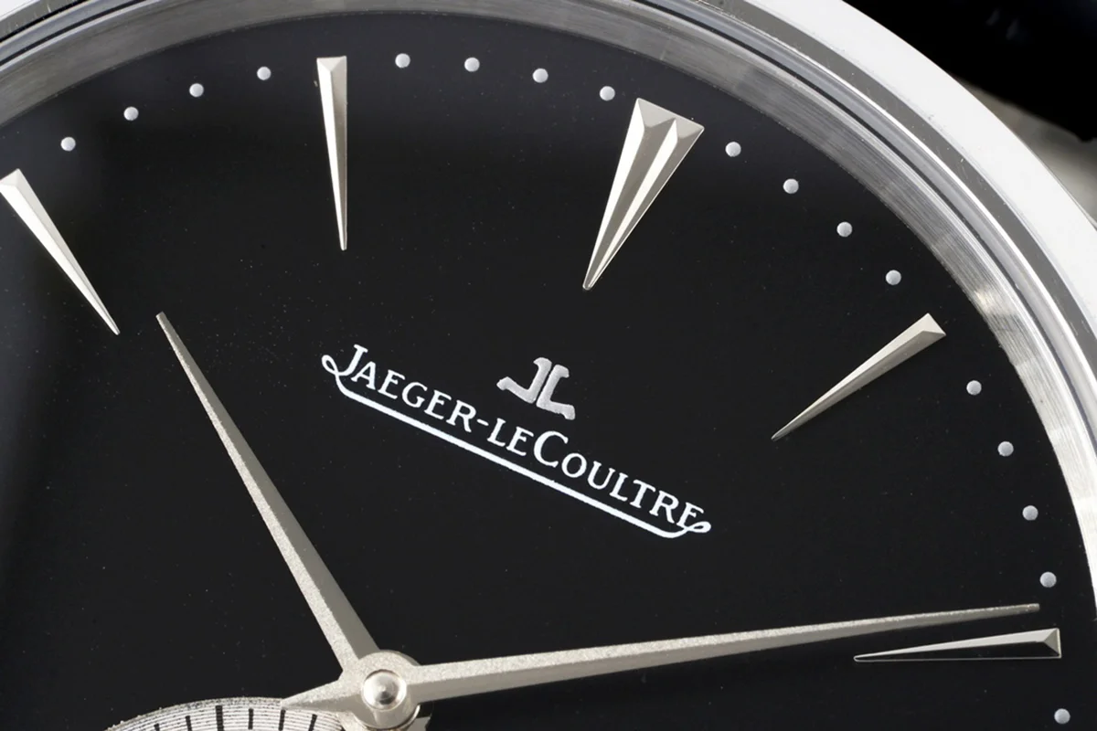 Master Control Tourbillon Black Dial in Steel