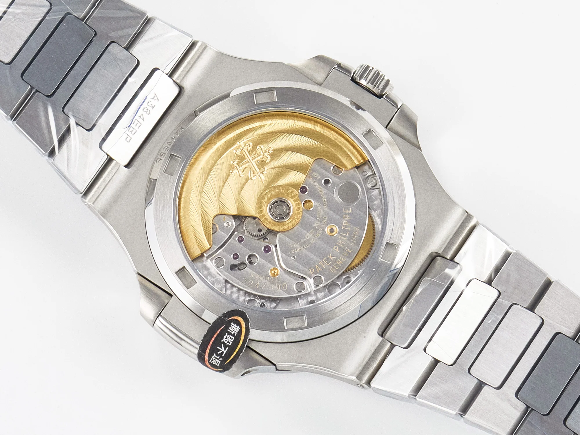Nautilus 5711/1A-010 3KF 1:1 Best Edition Blue Textured Dial on SS Bracelet A324 Super Clone