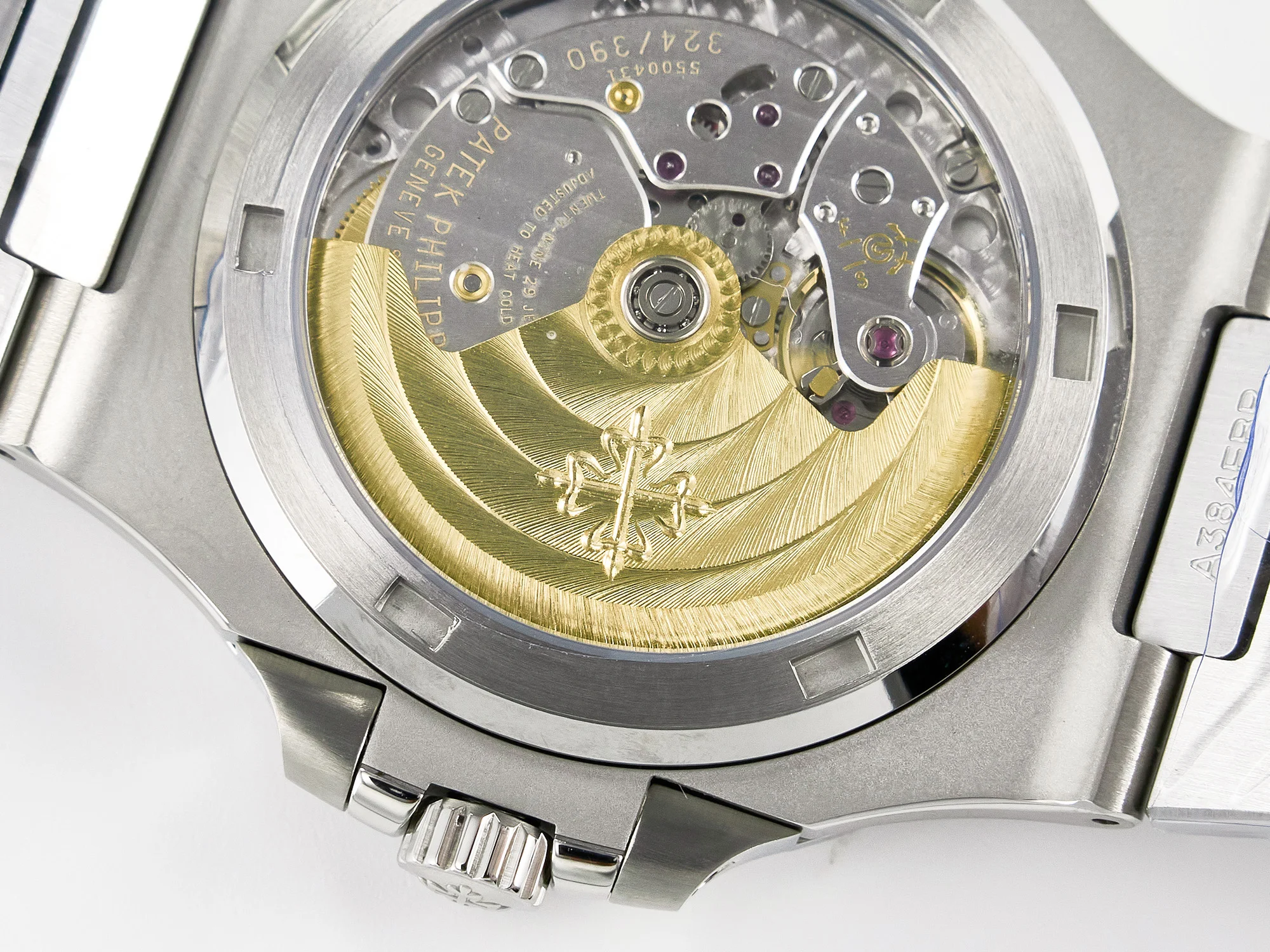 Nautilus 5711/1A-010 3KF 1:1 Best Edition Blue Textured Dial on SS Bracelet A324 Super Clone