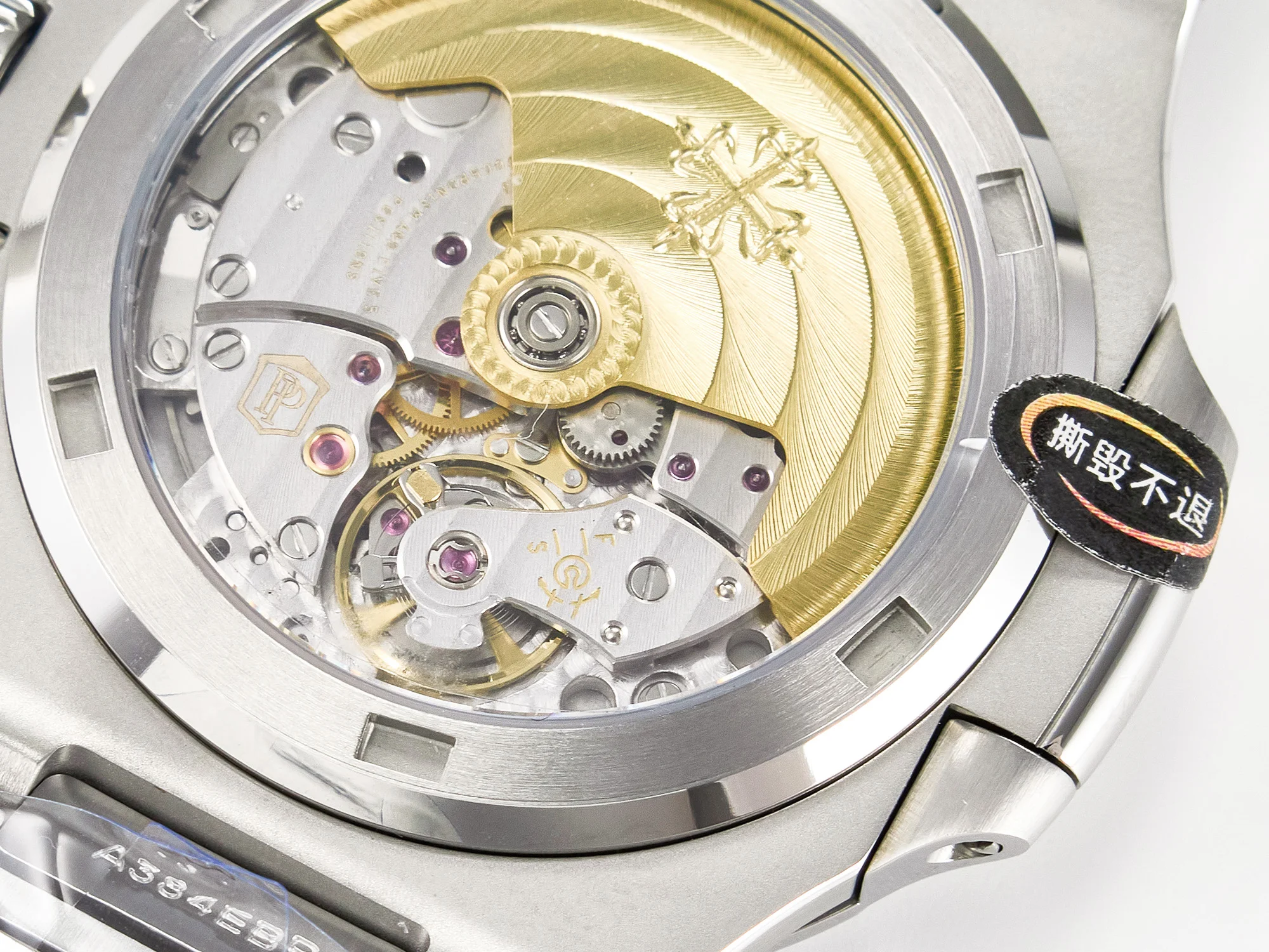Nautilus 5711/1A-010 3KF 1:1 Best Edition Blue Textured Dial on SS Bracelet A324 Super Clone