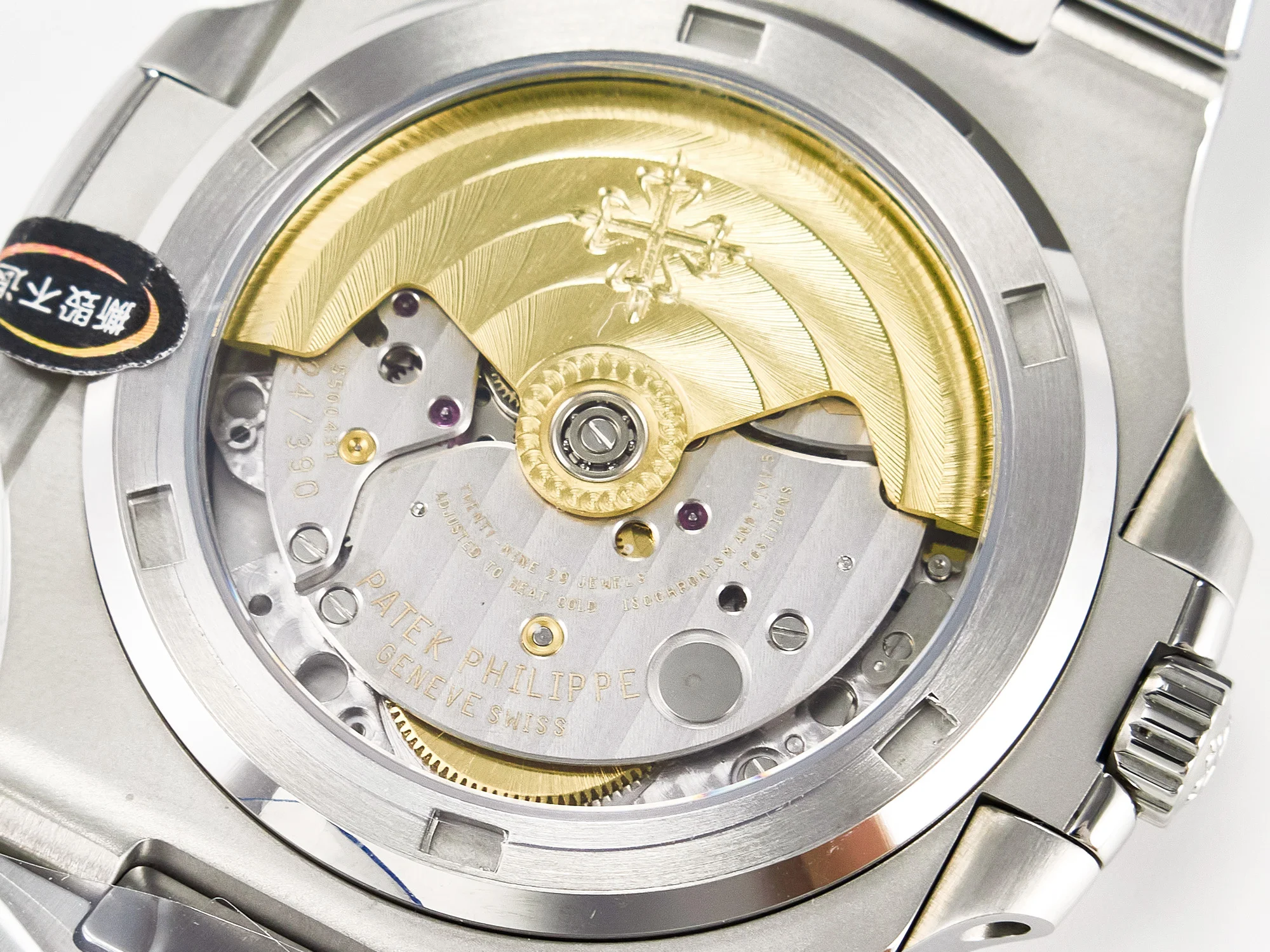 Nautilus 5711/1A-010 3KF 1:1 Best Edition Blue Textured Dial on SS Bracelet A324 Super Clone