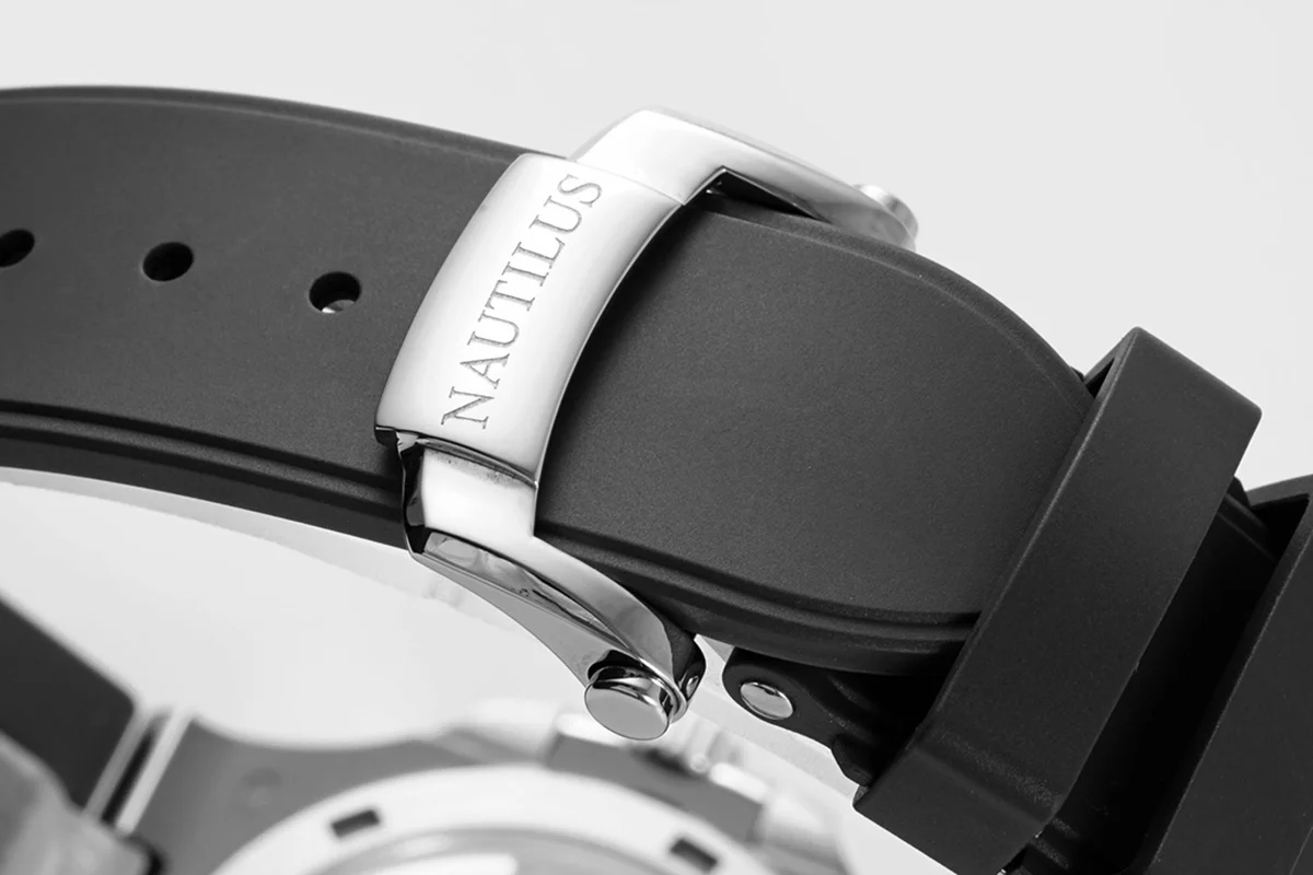 Nautilus 57261A-010 White Dial in Rubber Strap