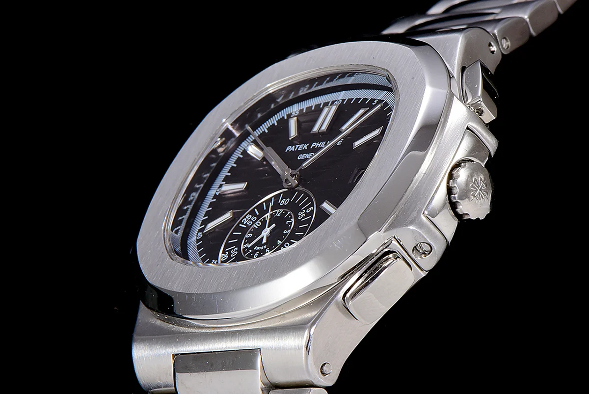 Nautilus 5980 Black Dial in Steel