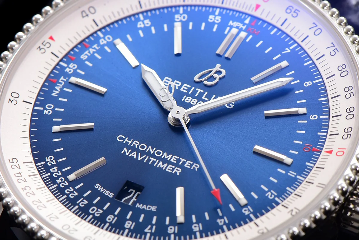 Navitimer Automatic 41 Blue and White Dial in Steel