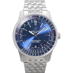 Navitimer Automatic 41 Blue Dial in Steel on Bracelet Ref. A17326161C1A1
